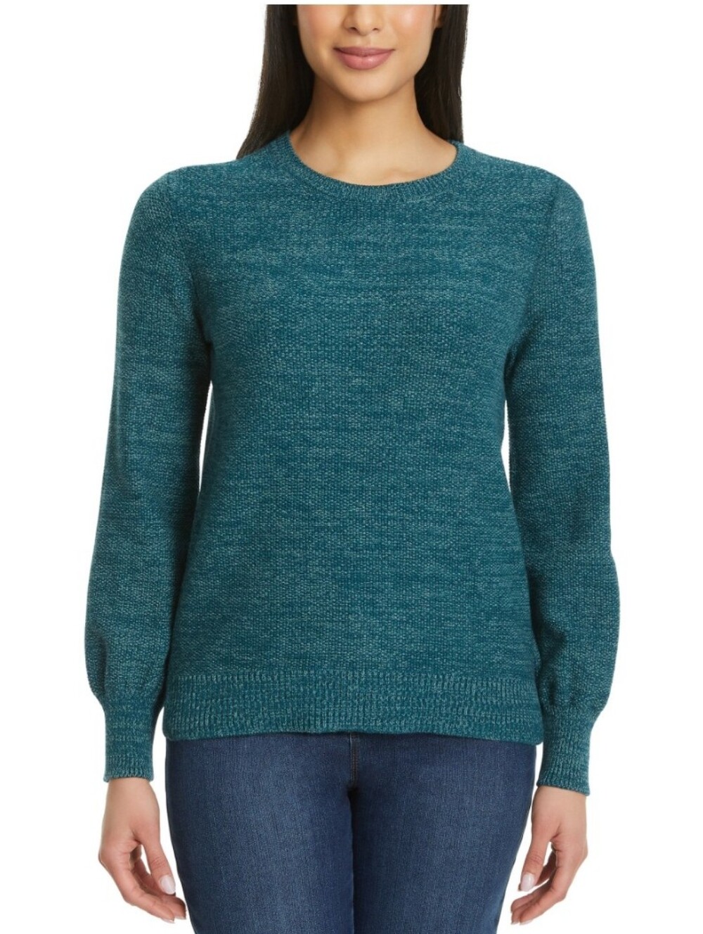 Women's Crewneck Sweater - Gloria Vanderbilt - Green - S
